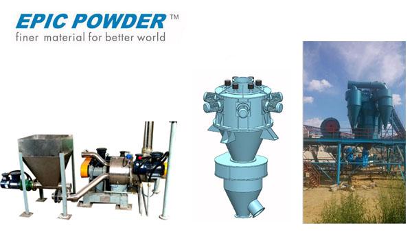 Ultra feine Windsichter-Pulver-Maschinen-hohe Leistungsfähigkeit für Flugasche-Pulver