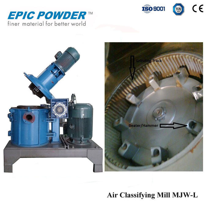 CER Bescheinigung Pulverizer-Schleifmaschine 0,1 - 5 t/h mit Wirbelsturm-Maschine